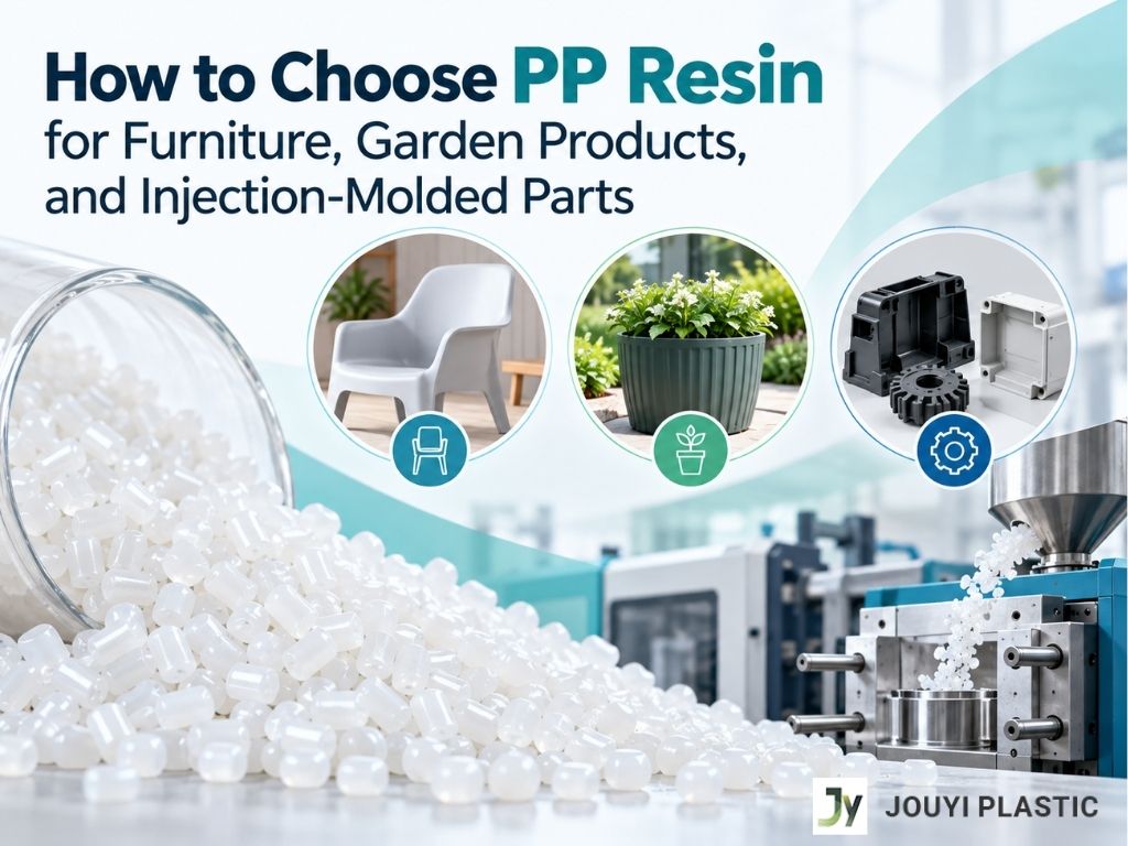 How to Choose PP Resin for Furniture, Garden Products, and Injection-Molded Parts